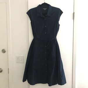 Gap shirt dress, navy blue, a-line